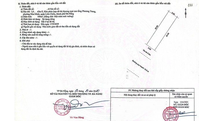 Bán đất đường 10.5m Trần Triệu Luật - cách Nguyễn Sinh Sắc 50m